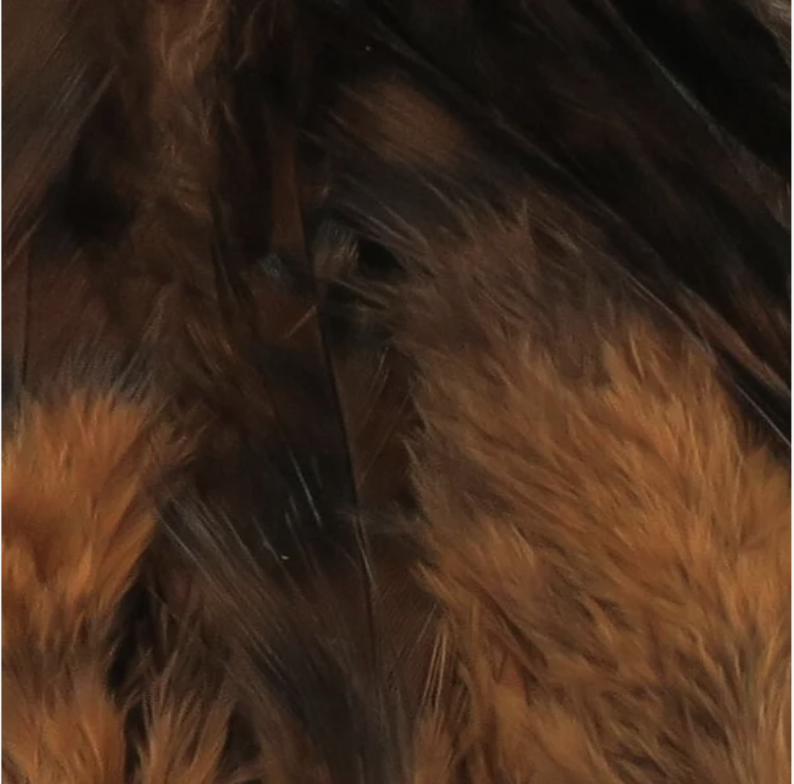 Hareline Dubbin Hareline Strung Grizzly Variant Saddle Hackle