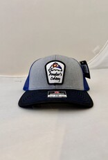 Richardson AC Logo Hat 112 Heather Grey/Royal/Black