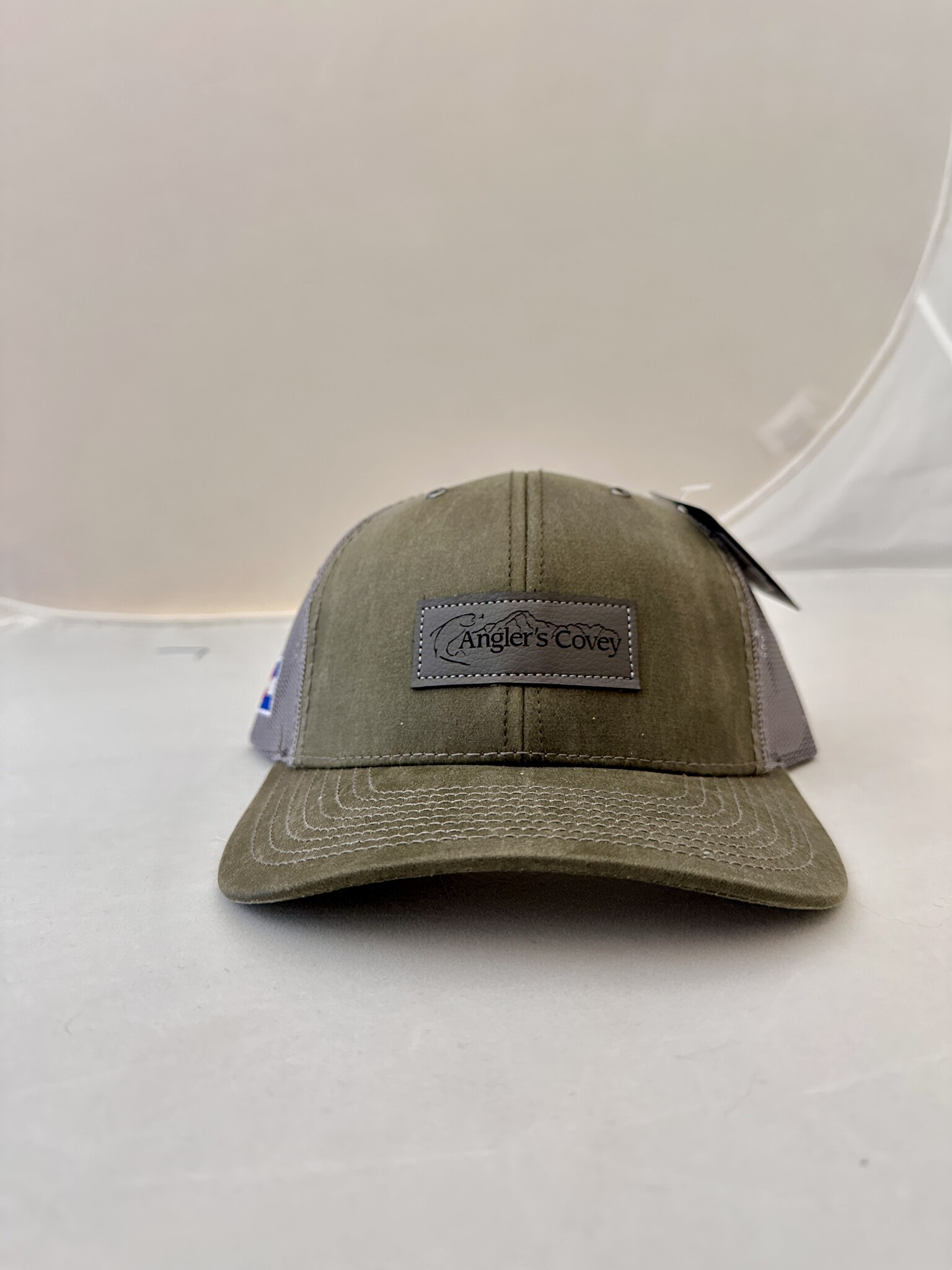 Richardson AC Logo Hat 112WF Olive/Charcoal