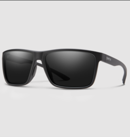 Smith Optics Smith Riptide Sunglasses Matte Black ChromaPop Glass Polarized Black
