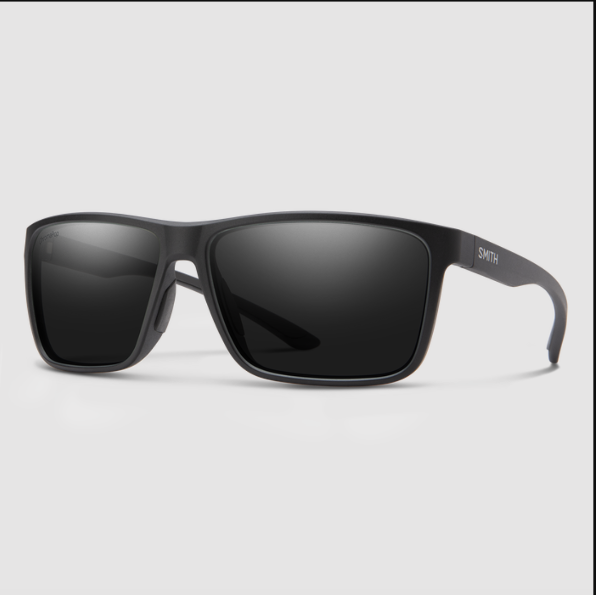 Smith Optics Smith Riptide Sunglasses Matte Black ChromaPop Glass Polarized Black