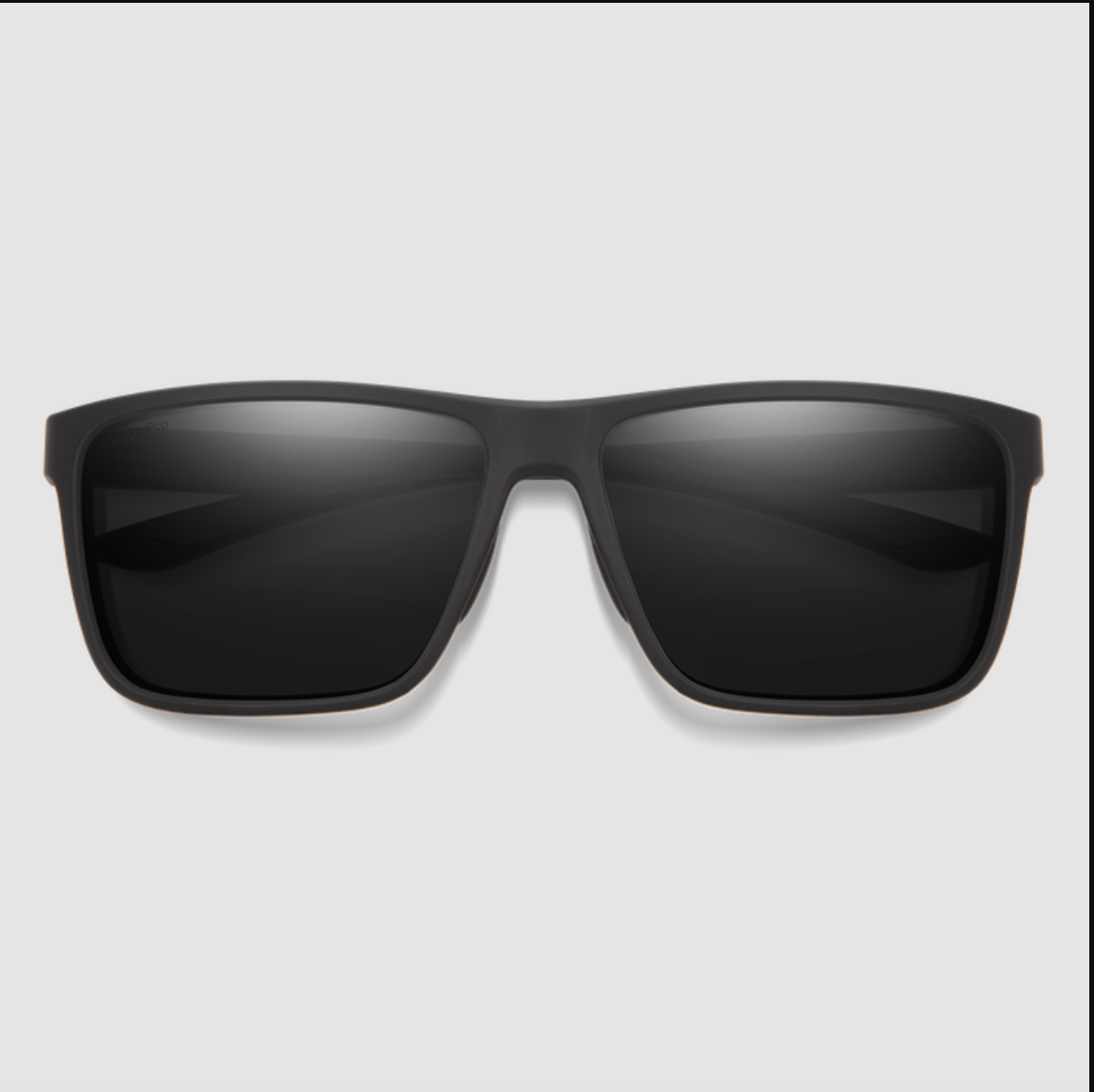 Smith Optics Smith Riptide Sunglasses Matte Black ChromaPop Glass Polarized Black