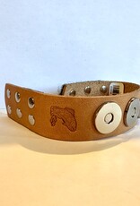 Mary Manka Leather Magnet Bracelet