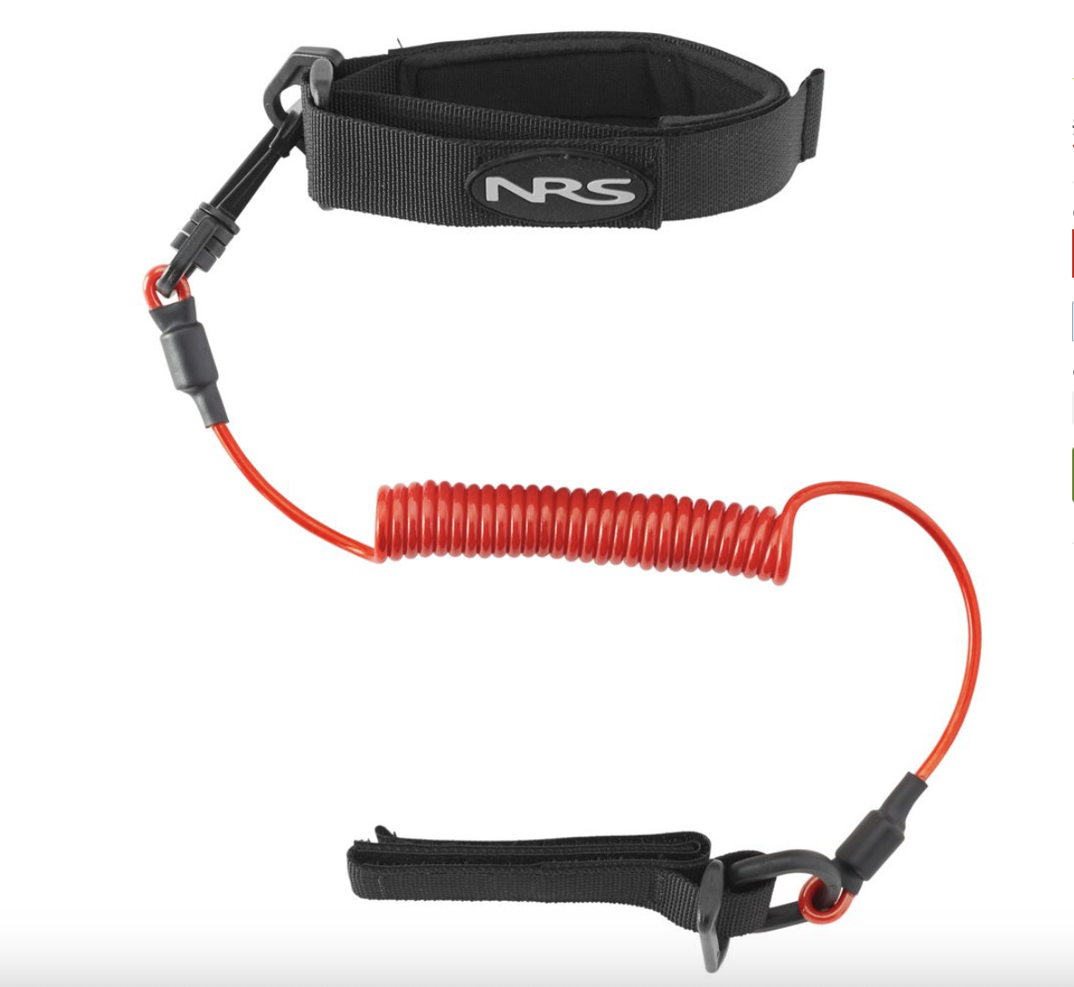 NRS NRS Coil Paddle Leash   Red