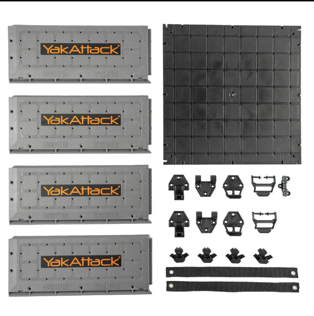 YakAttack YakAttack 13 X 13 ShortStak Upgrade Kit for BlackPak Pro, Battleship Grey