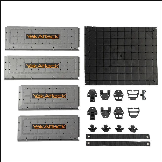 YakAttack YakAttack 13 X 16 ShortStak Upgrade Kit for BlackPak Pro, Battleship Grey