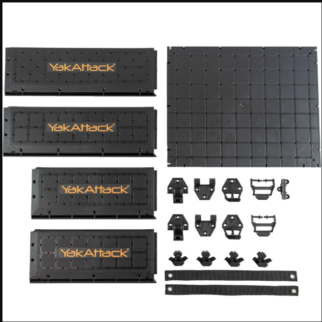 YakAttack YakAttack 13 X 16 ShortStak Upgrade Kit for BlackPak Pro, Black