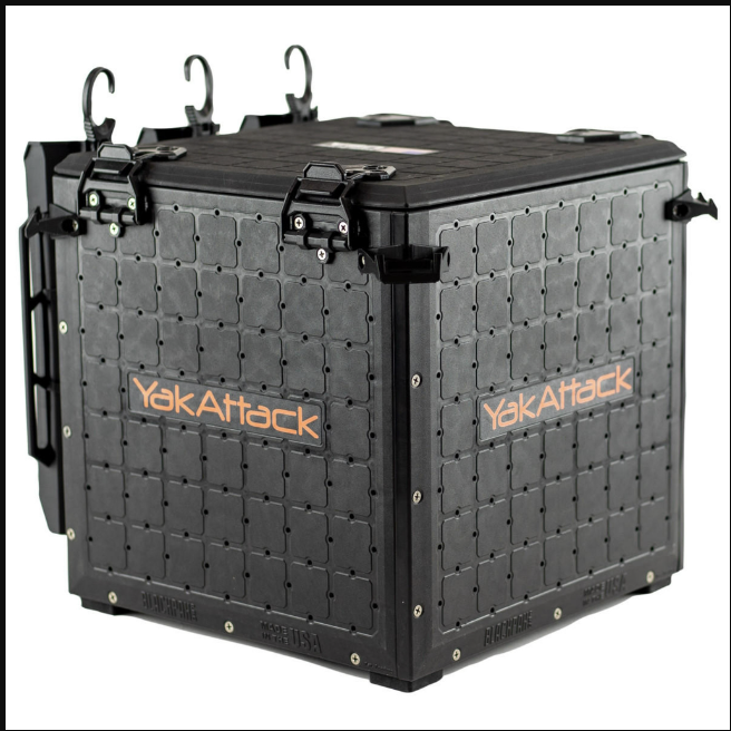 YakAttack YakAttack BlackPak Pro Kayak Fishing Crate 13" x 13", Black