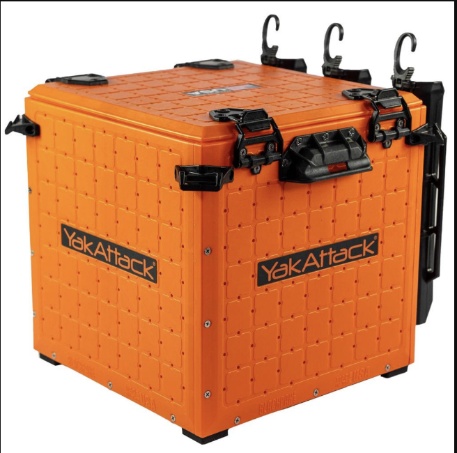 YakAttack YakAttack BlackPak Pro Kayak Fishing Crate 13" x 13" Orange