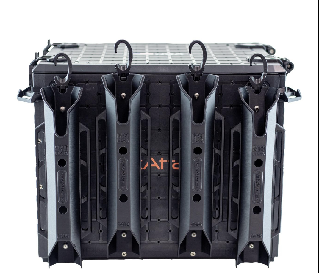 YakAttack YakAttack BlackPak Pro Kayak Fishing Crate 13" x 16", Black