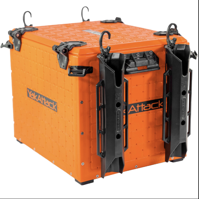 YakAttack YakAttack BlackPak Pro Kayak Fishing Crate 13" x 16", Orange