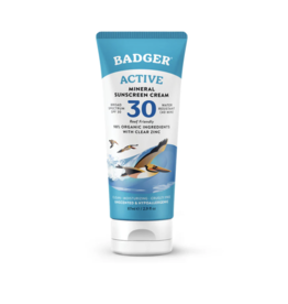 Badger Badger SPF 30 Active Mineral Sunscreen Cream 2.9oz