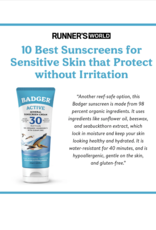 Badger Badger SPF 30 Active Mineral Sunscreen Cream 2.9oz