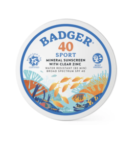 Badger Badger SPF 40 Sport Mineral Sunscreen Tin
