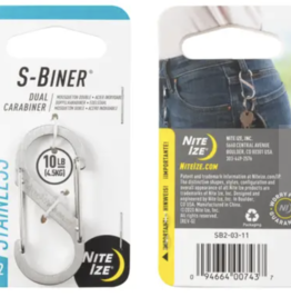 NITE IZE S-Biner Steel Dual Carabiner #1 2PK