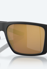Costa Del Mar Costa Lido Sunglasses Black Matte w/ Gold Mirror 580G