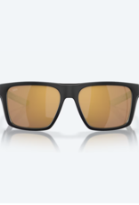 Costa Del Mar Costa Lido Sunglasses Black Matte w/ Gold Mirror 580G