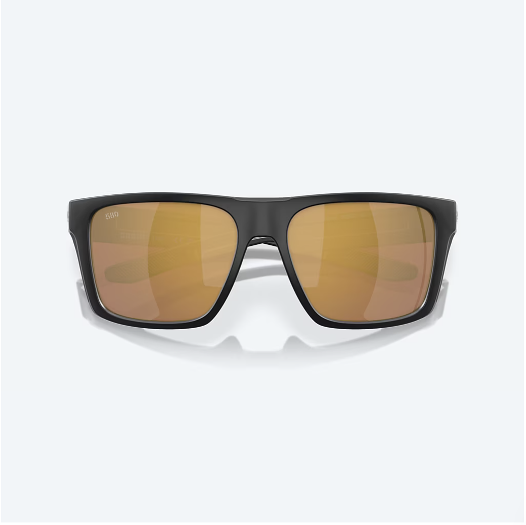 Costa Del Mar Costa Lido Sunglasses Black Matte w/ Gold Mirror 580G