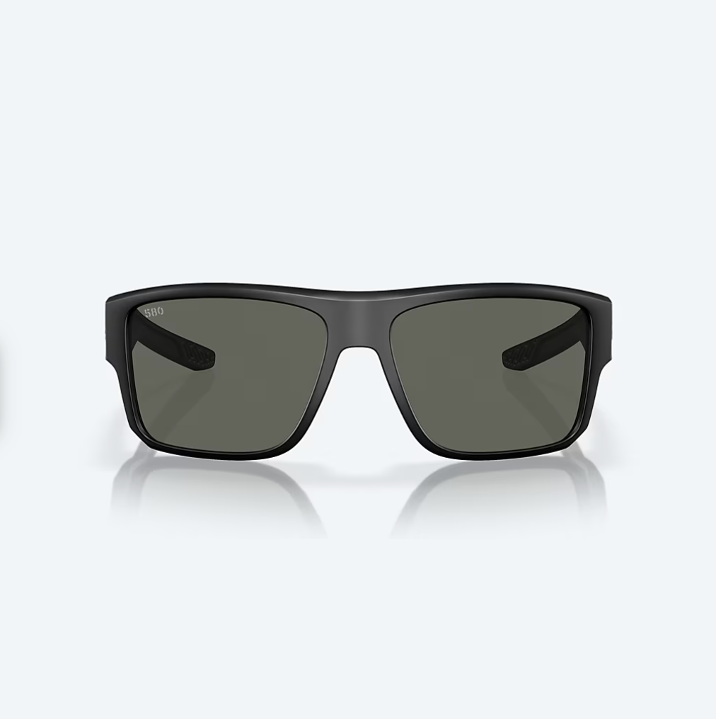 Costa Del Mar Costa Taxman Sunglasses Matte Black w/ Gray 580G
