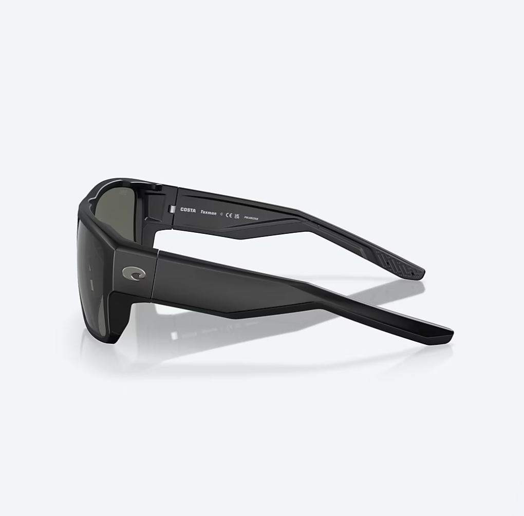 Costa Del Mar Costa Taxman Sunglasses Matte Black w/ Gray 580G