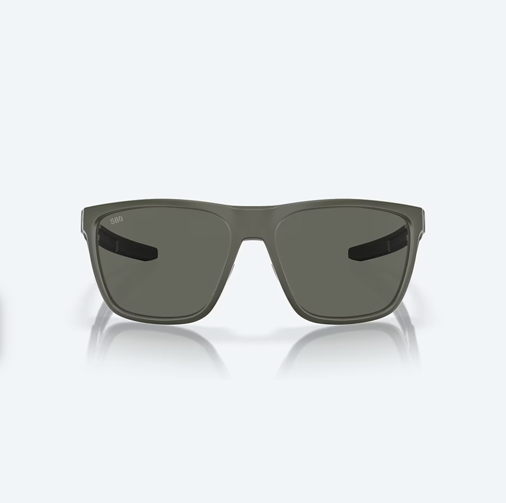 Costa Del Mar Costa Ferg Sunglasses Matte Olive w/ Gray 580G