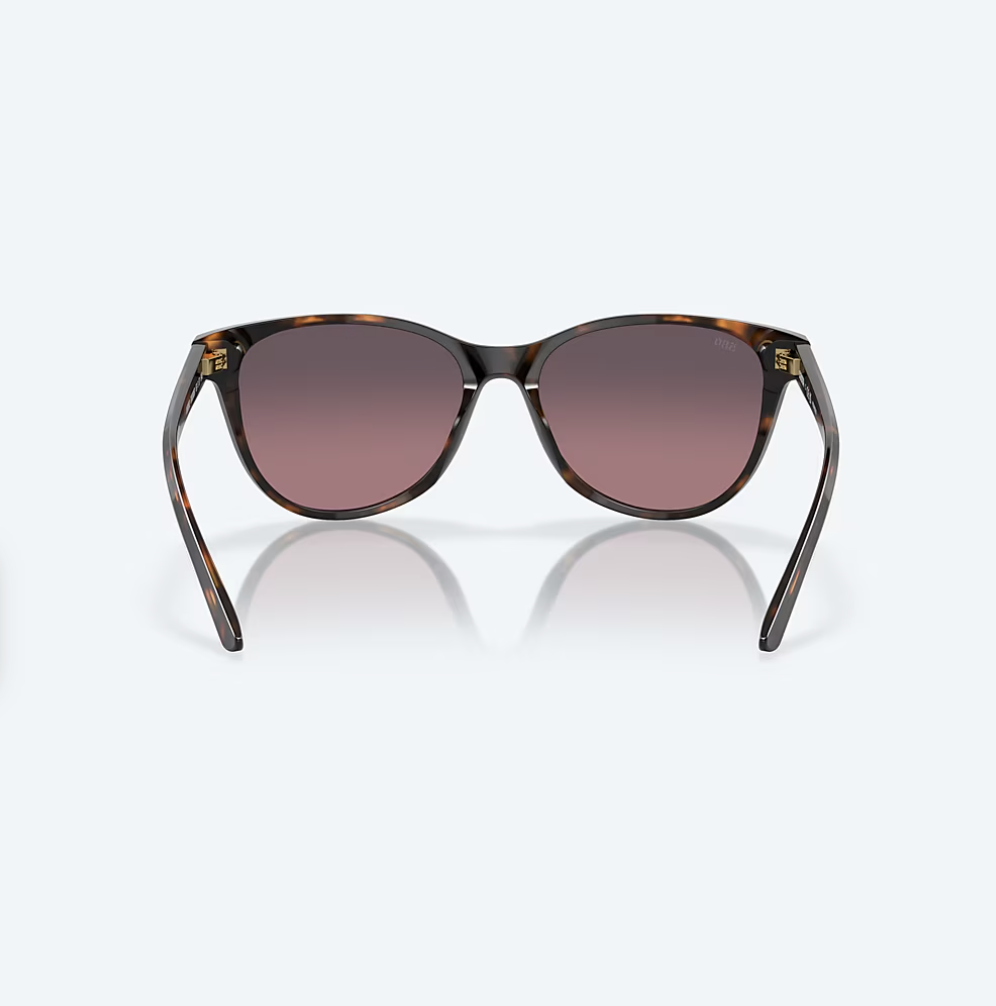 Costa Del Mar Costa Catherine Sunglasses Tortoise w/ Rose Gradient 580G