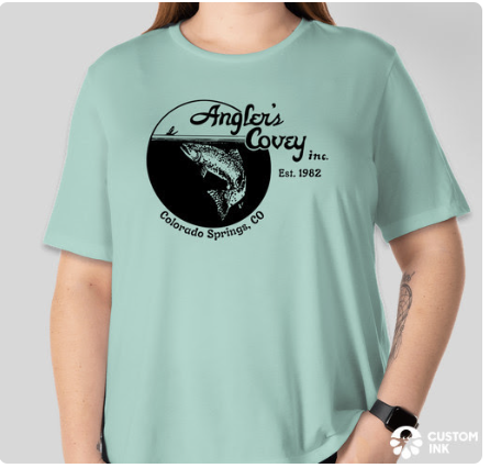 Anglers Covey AC Logo Bella + Canvas Womens Tri-Blend SS Shirt -