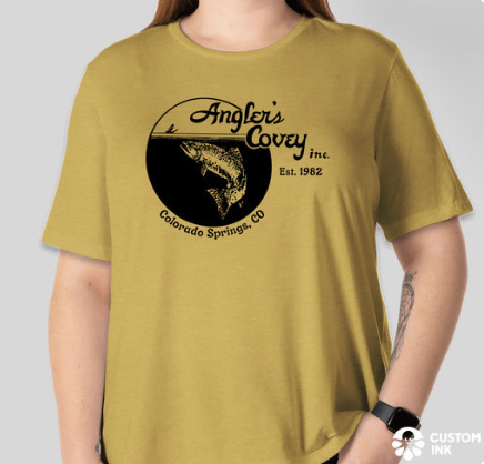 Anglers Covey AC Logo Bella + Canvas Womens Tri-Blend SS Shirt -