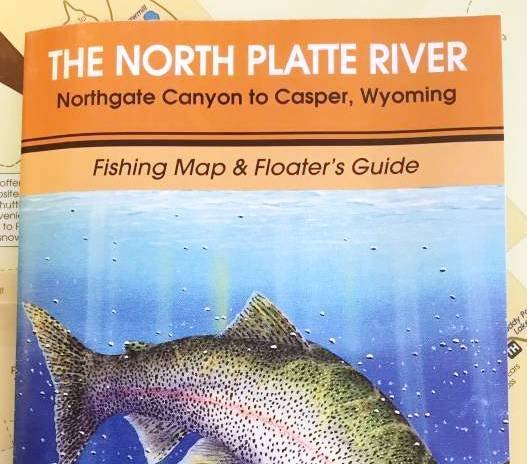 Shook Book Publishing The North Platte River Fishing Map Floater S Guide Angler S Covey