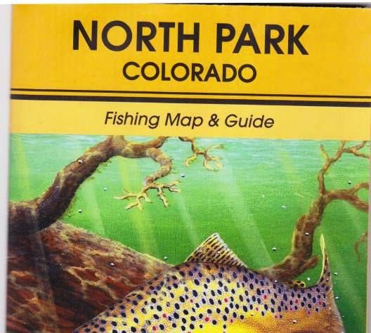 Shook Book Publishing North Park Colorado Fishing Map Guide Angler S Covey