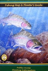 Anglers Book Supply Roaring Fork & Fryingpan Rivers Fishing Map & Floater's Guide