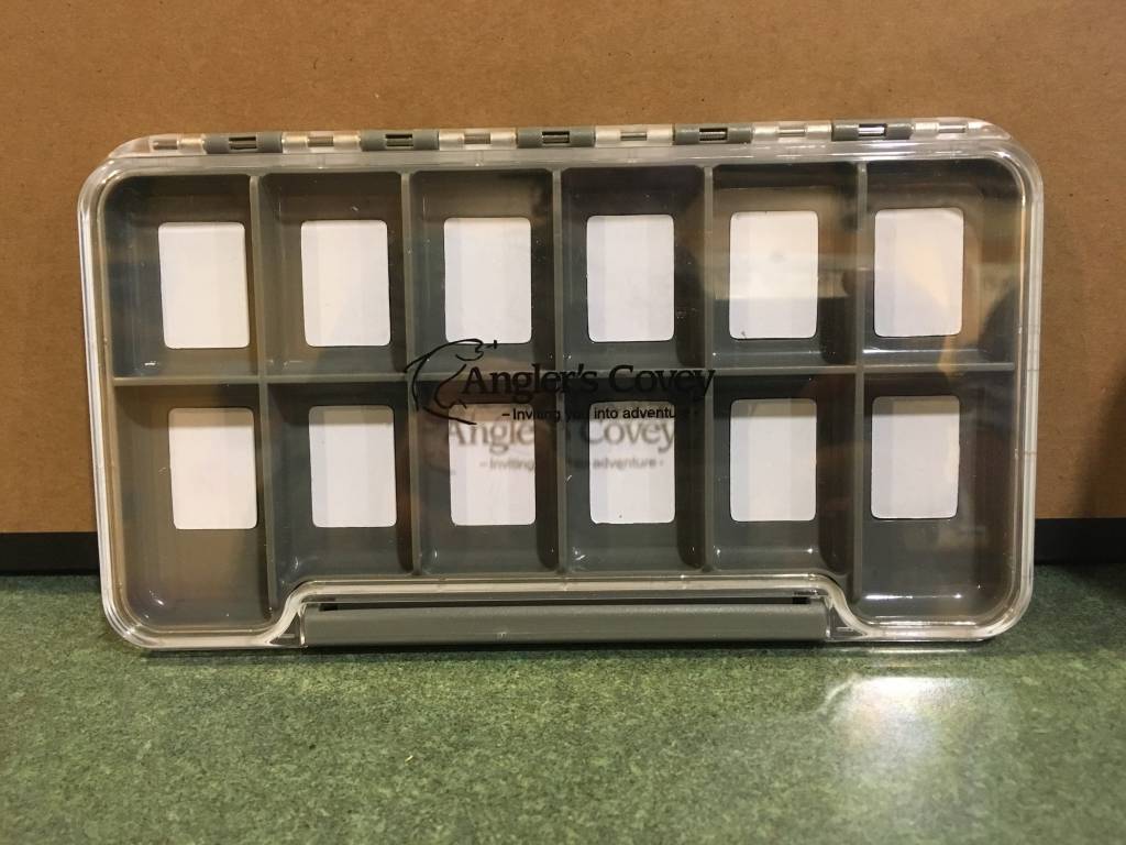 New Phase New Phase Waterproof Clear Thin Fly Box - 12 Comp