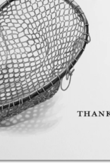 Anglers Covey Greeting Card Thank You B/W