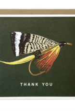 Anglers Covey Greeting Card Fly Fishing Thank You