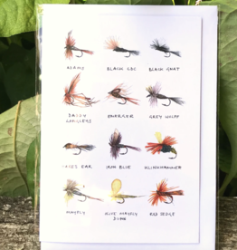 Anglers Covey Greeting Card Flies Assortment