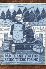 Anglers Covey Greeting Card Thank You Dad