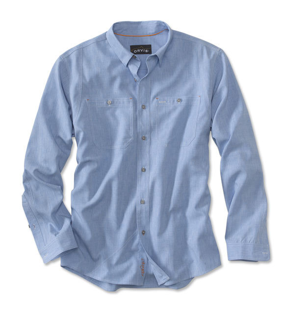 Orvis Orvis Tech Chambray Long Sleeve Work Shirt