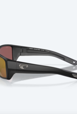 Costa Del Mar Costa Fantail Pro 11 Sunglasses Matte Black w/ Green Mirror 580G