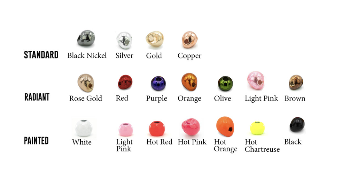 Umpqua Feather Merchants Umpqua Tungsten Slotted Painted Beads -