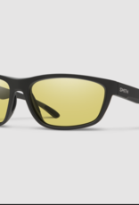 Smith Optics Smith Redding Sunglasses Matte Black ChromaPop Glass Polarized Low Light Yellow