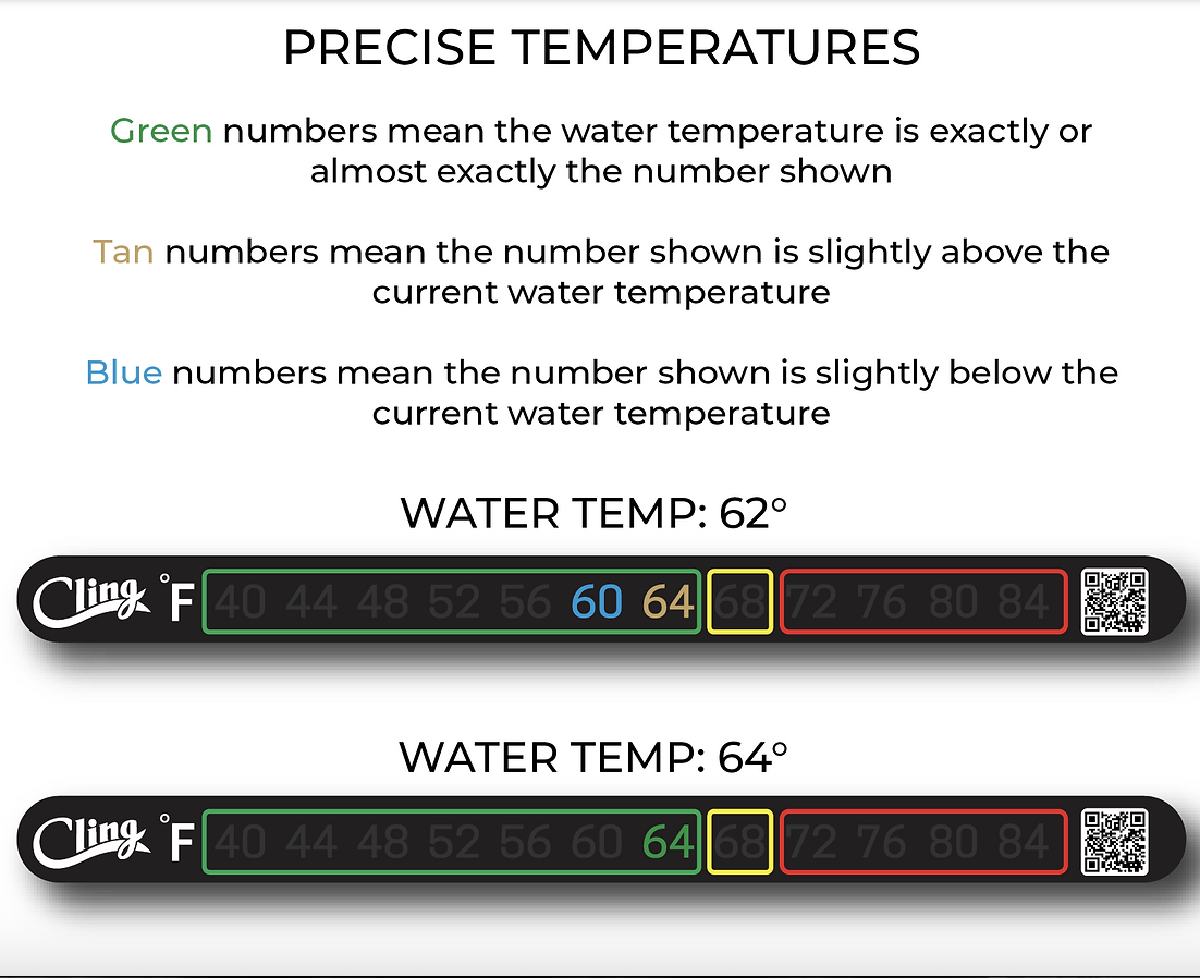 Cling Fishing Products Cling Temperature Tape