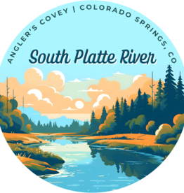 Anglers Covey Angler's Covey 3" Round Sticker