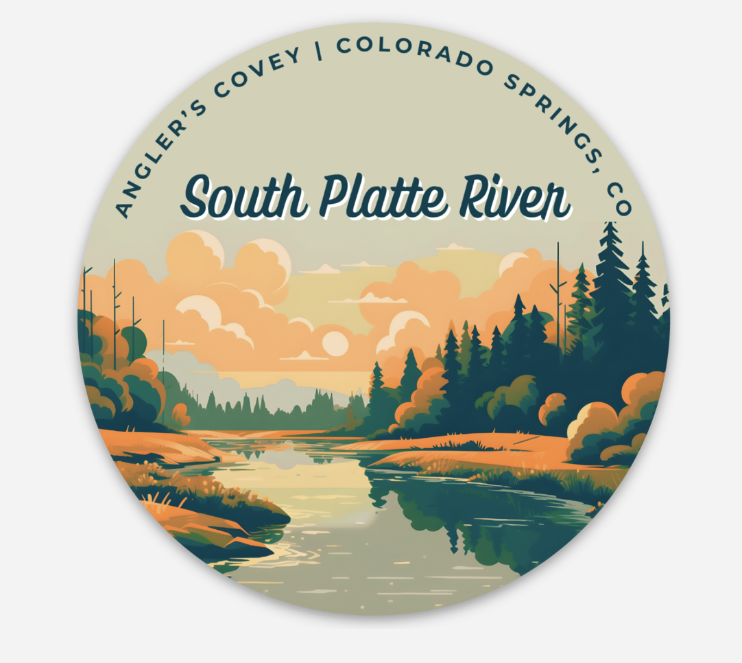 Anglers Covey Angler's Covey 3" Round Sticker