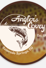 Anglers Covey Angler's Covey 3" Round Sticker