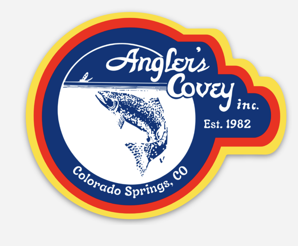 Anglers Covey Angler's Covey Die Cut Logo Sticker