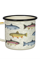 Anglers Book Supply Rogue Angler Flies Enamel Mug