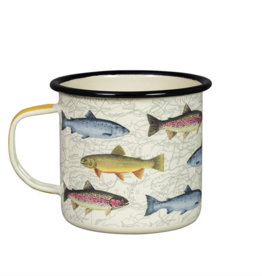 Anglers Book Supply Rogue Angler Flies Enamel Mug