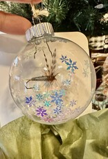 Anglers Covey Christmas Fly Ornament by Hans Mylant