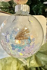 Anglers Covey Christmas Fly Ornament by Hans Mylant