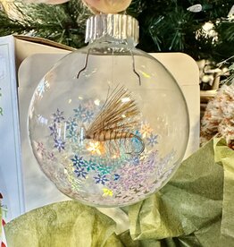 Anglers Covey Christmas Fly Ornament by Hans Mylant